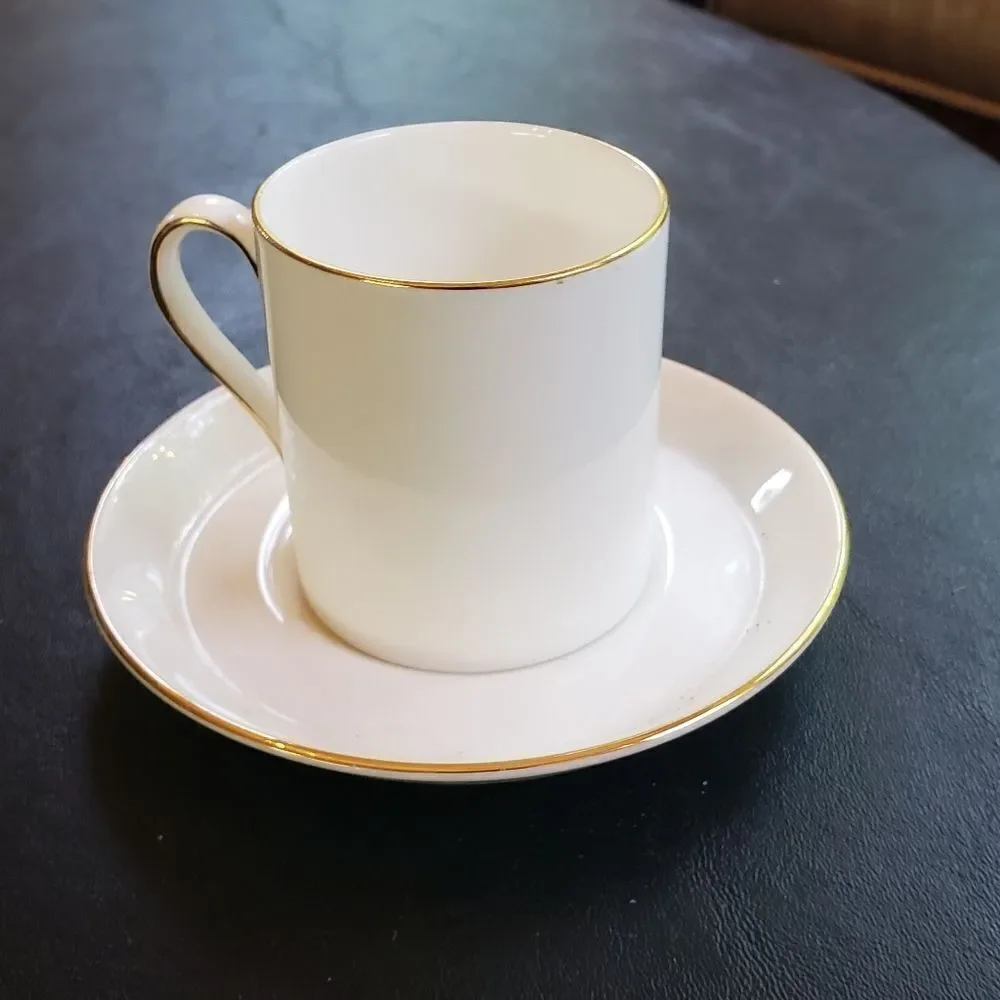 Royal Chelsea Demi Cup & Saucer Cardinal